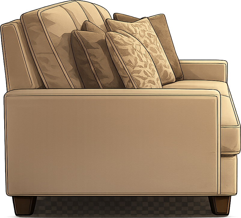 Left sofa